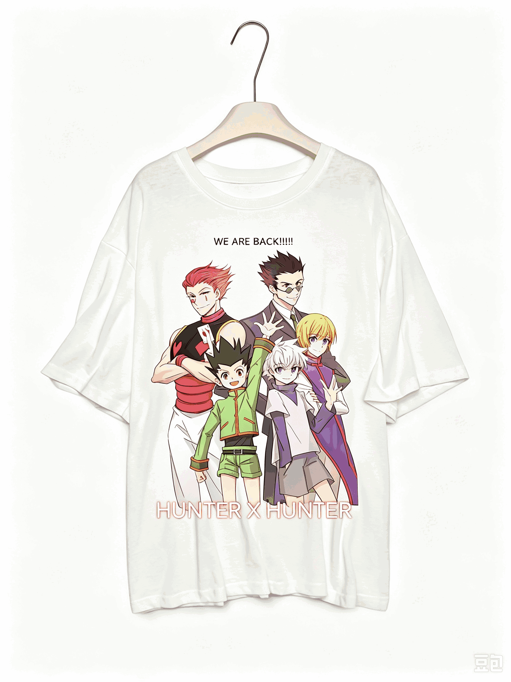 Men'S Fashion X - Kaos oblong lengan pendek dengan motif