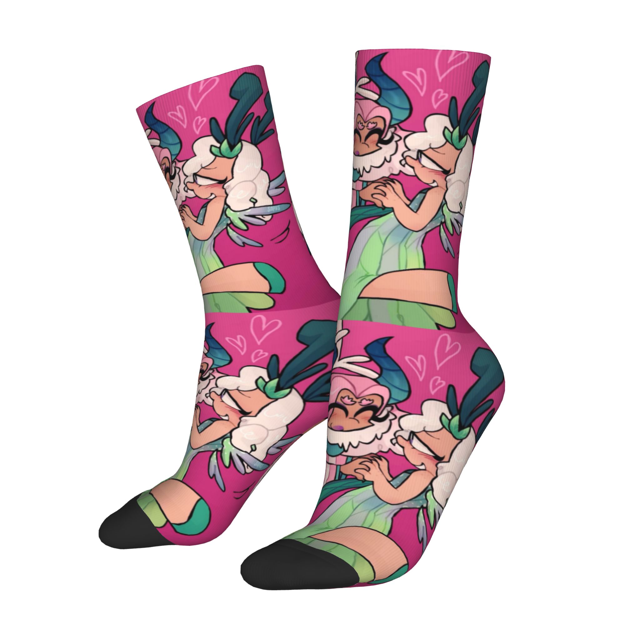 Kaos Kaki Kustom Motif Monster - Men'S Fashion Videos ulasan dan harga