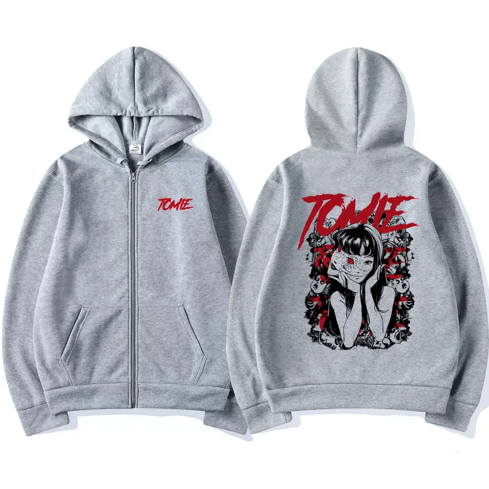 Hoodie dengan Resleting Bertem - Mens Fashion Zip Up Hoodies ulasan dan harga
