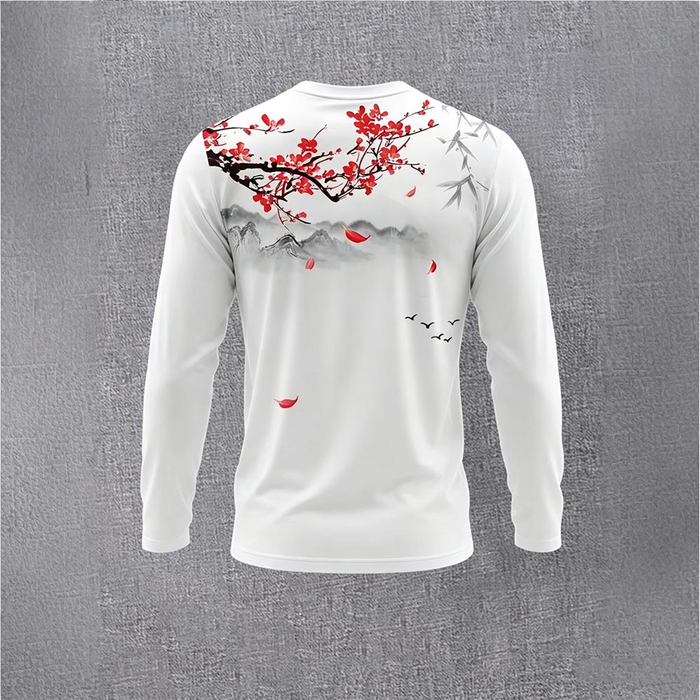 Kaos Lengan Panjang Motif Bung - Men'S Fashion T Shirts ulasan dan harga