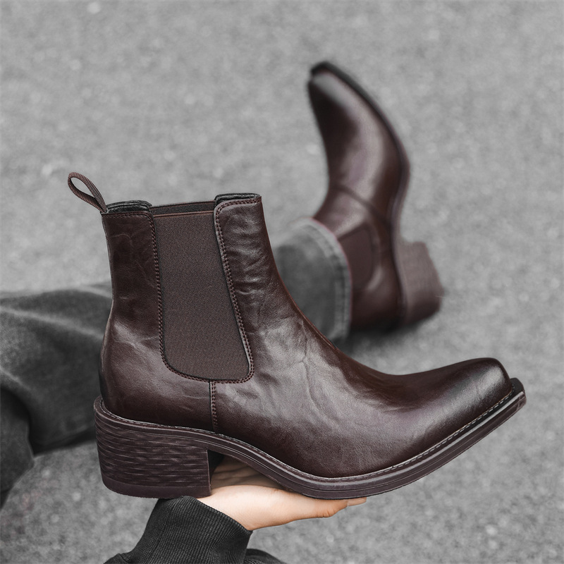Sepatu bot chelsea tinggi mode - Men'S Fashion News ulasan dan harga