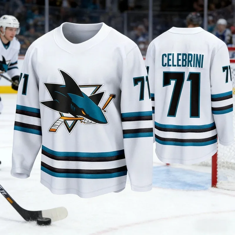 San Jose Sharks, Celebrini. #  - Mens Fashion Summer ulasan dan harga
