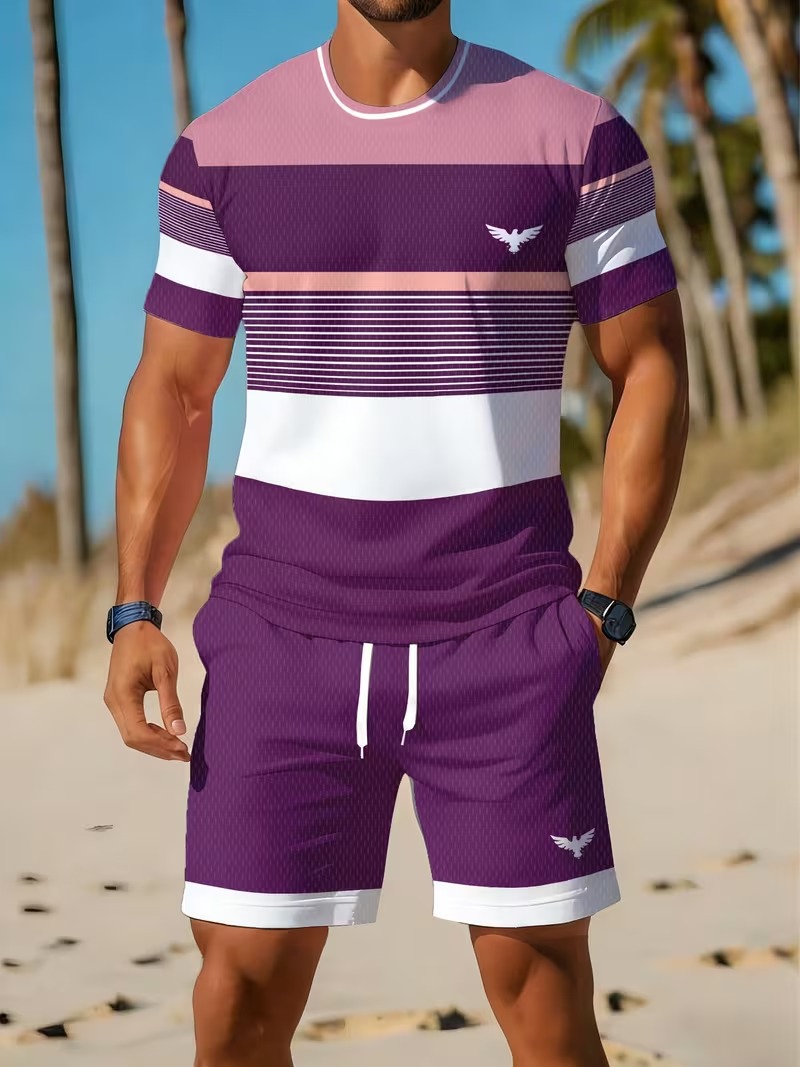 Setelan Kaos+Celana Pendek Pri - Mens Fashion Clothes ulasan dan harga
